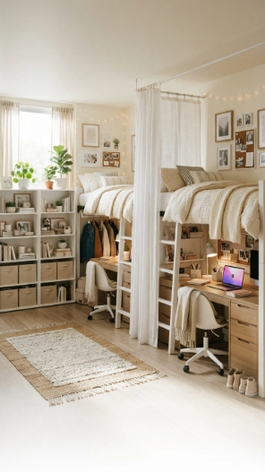 Small Dorm Room Ideas for Shared Rooms