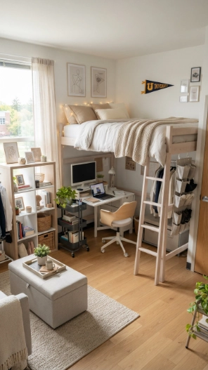 Multifunctional Furniture for Small Dorm Room Ideas