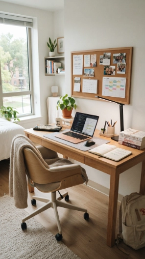 Dorm Study Corner Ideas