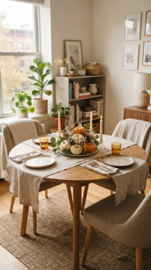 Fall Table Decorations Centerpieces Ideas for small dining tables