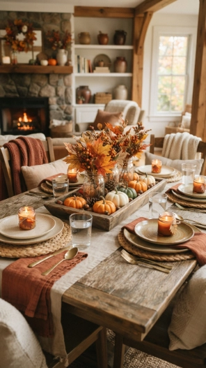 Budget-friendly Fall Table Decorations Ideas