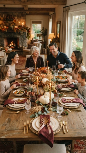 Thanksgiving Fall Table Decorations Ideas